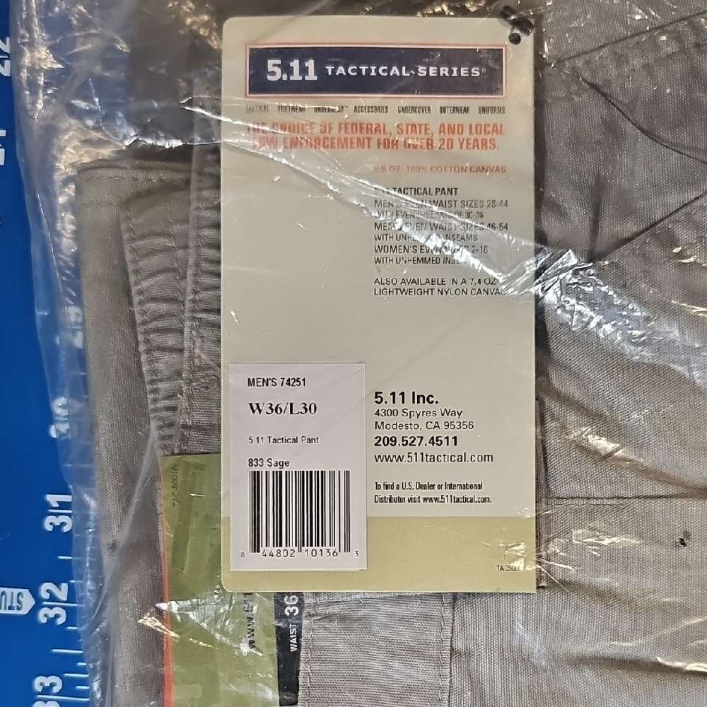 5.11 Tactical Men's Sage Cargo Pants